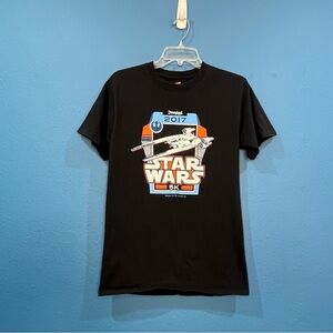 Disneyland 2017 Star Wars 5K Run Commemorative Shirt U-Wing Size Small
